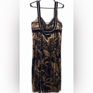 Mixit Burnout Velvet Evening Dress w/ Brooch – Size 10